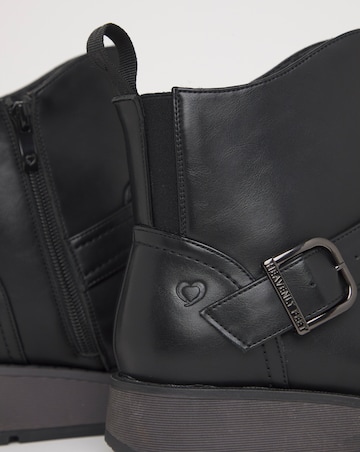 Heavenly Feet Cherish Buckle Boots Wide Fit