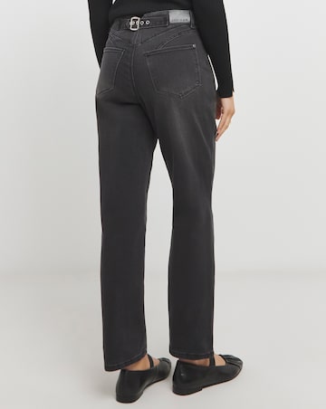 Mom Jeans With Back Waist Adjuster
