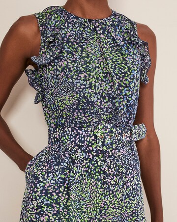 Phase Eight Maggie Ruffle Printed Jumpsuit