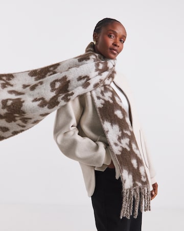Cow Print Blanket Scarf