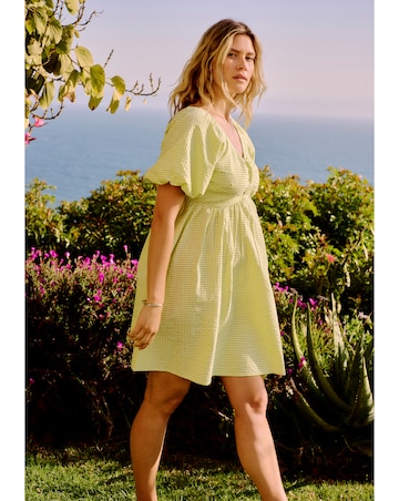 Simply Be Textured Gingham Smock