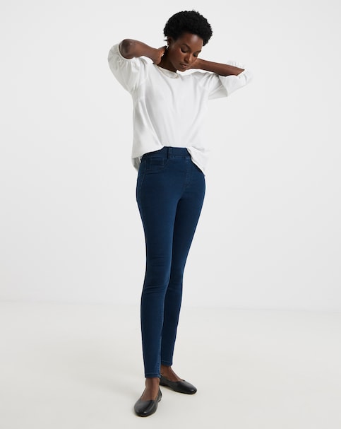 Indigo Stretch Skinny Jeggings