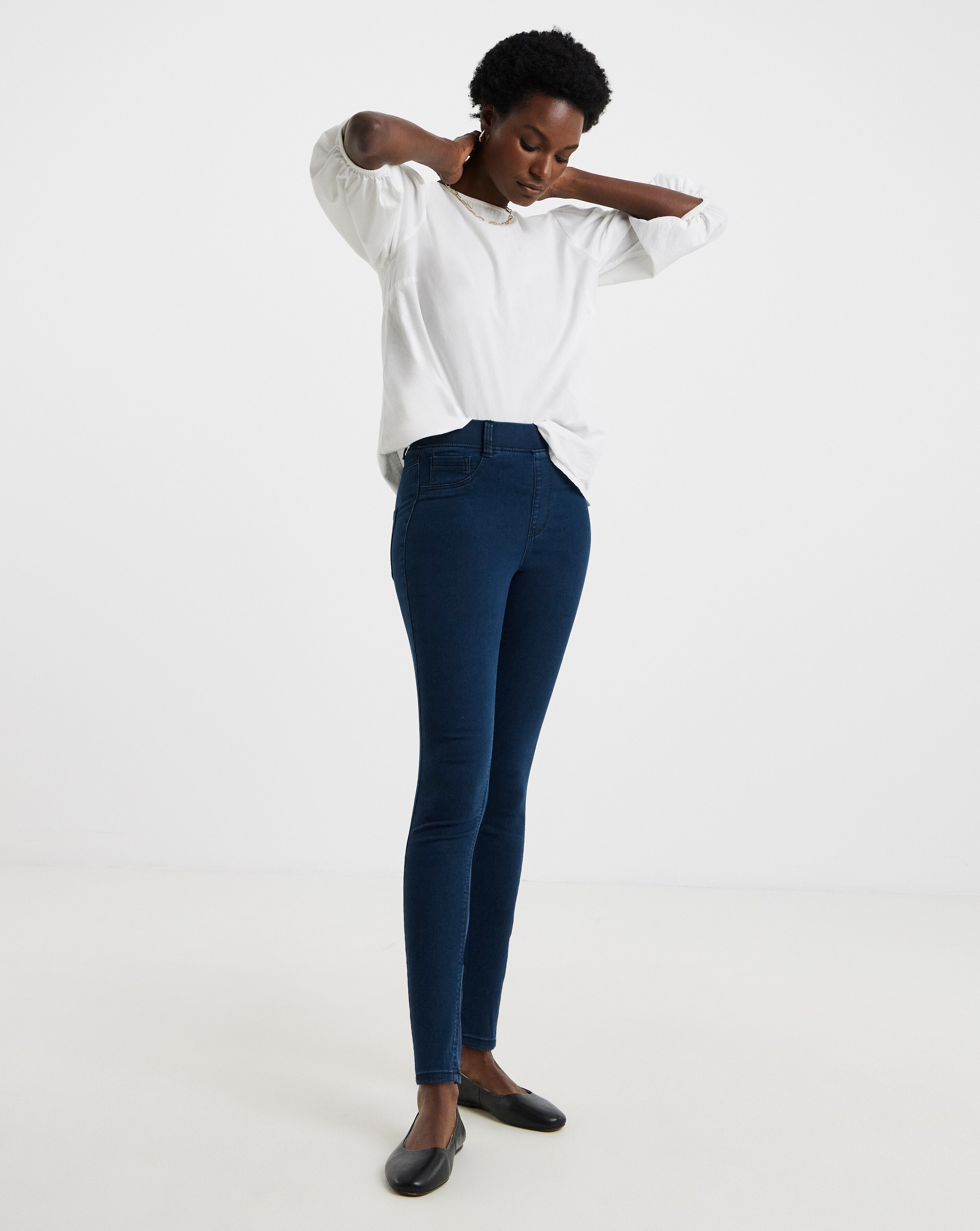Indigo Stretch Skinny Jeggings
