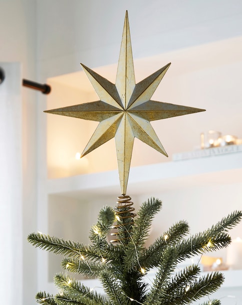 Gisela Graham 8-Point Tree Top Star