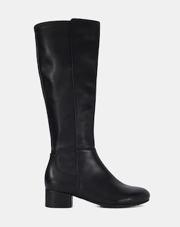 Dune Tayla Knee High Leather Boots Standard Fit