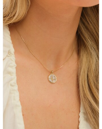 Inicio Gold Plated and Mother of Pearl Celestial Starburst Set - Gift Box