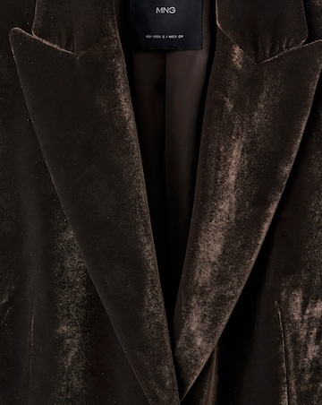 Mango Dark Brown Blazer
