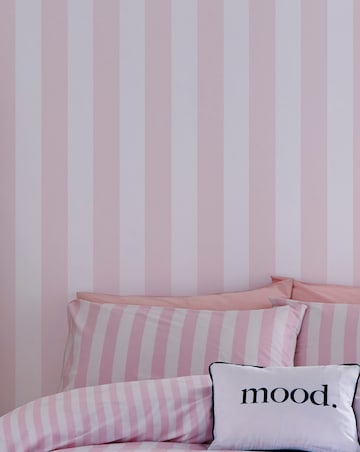 Sassy B Pink Stripe Tease Wallpaper