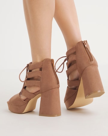 Ava Strappy Shoe Boot - Extra Wide Fit (EEE)