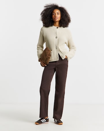 Chocolate Straight Leg Jeans