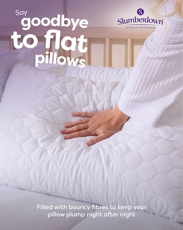 Slumberdown Sleep Soundly Rebound Firm Support Pillows - 4 Pack