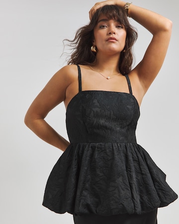 Jacquard Puff Cami