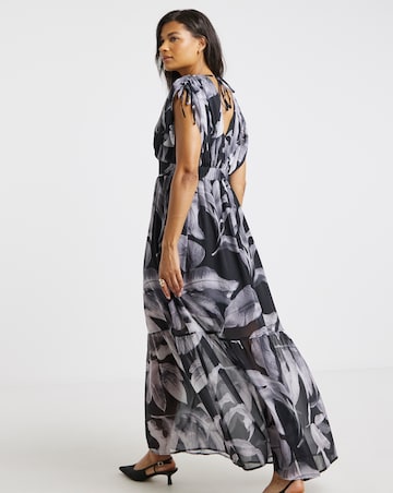 Religion V Neck Maxi Dress