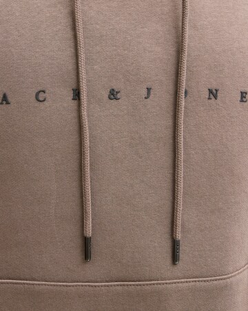 Jack & Jones Star Logo Hoodie - Brown