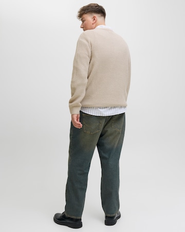 Jack & Jones Global Knitted Jumper - Natural