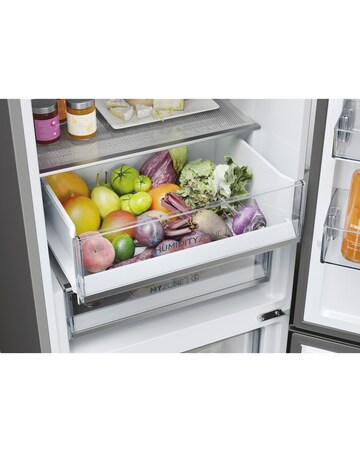 Haier Series 5 HDPW5620CNPD Wifi Connected 205cm 70/30 Fridge Freezer - Inox
