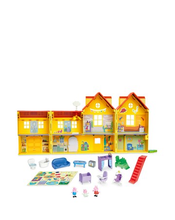 Peppa Pig's Big Family House Playset with Baby Evie