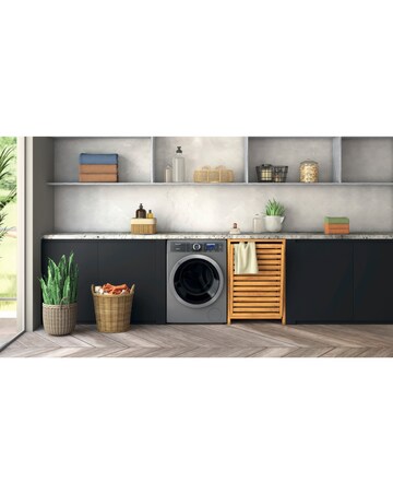Hotpoint H809ADSGPOWERUK 10kg 1400rpm Washing Machine - Silver