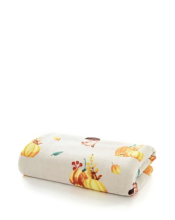 Pumpkin Party Fleece Throw