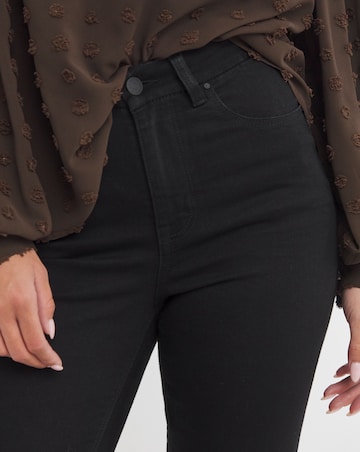 Super Stretch Premium Denim Black Slim Jeans