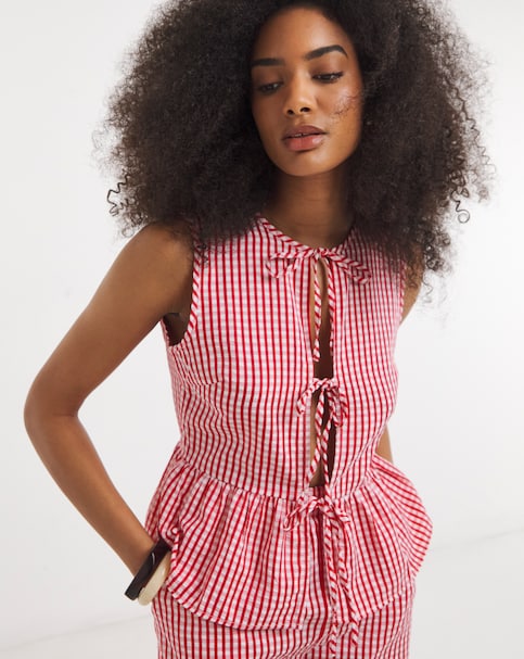 Vila LS Striped Top