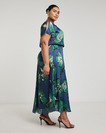Joanna Hope Split Sleeve Maxi Dress