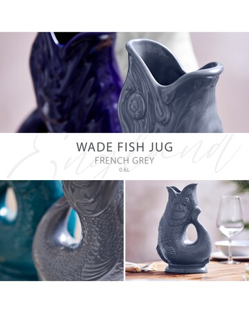 Wade Grey Fish Jug - 0.6L