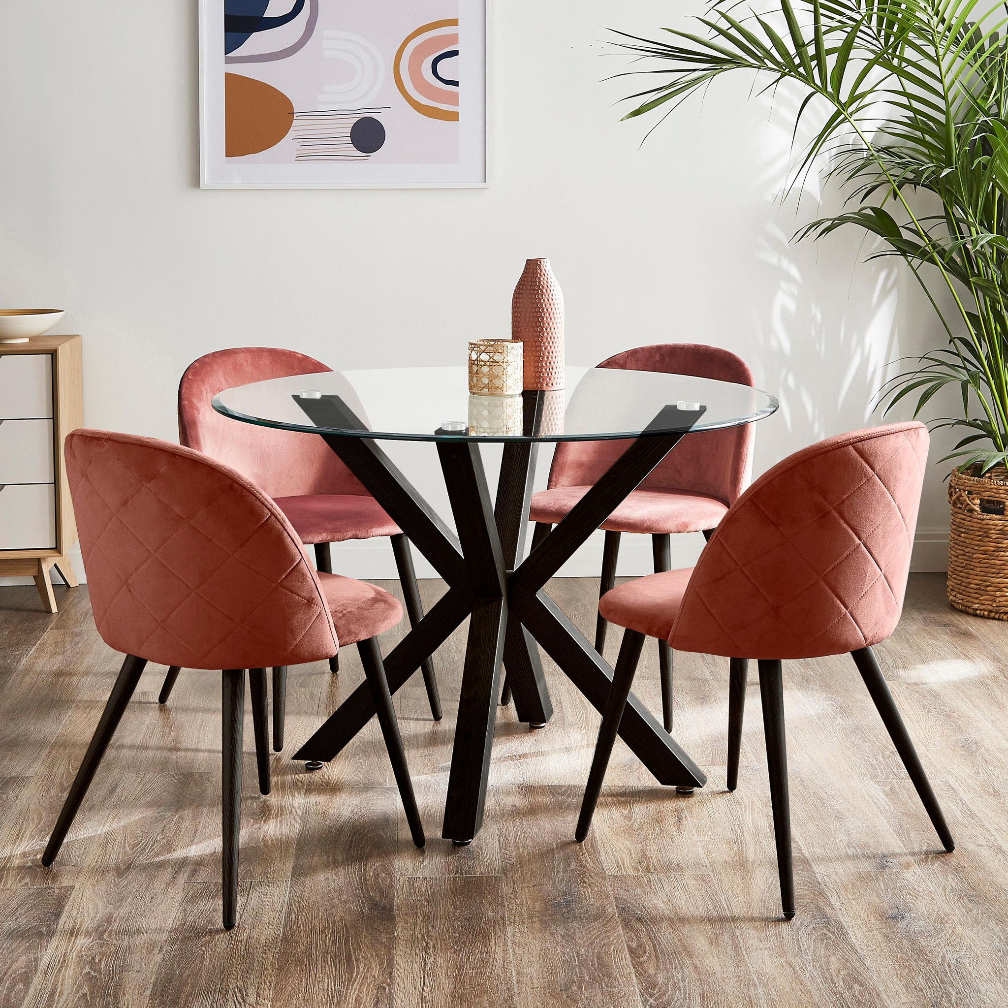 Dining room table and chairs