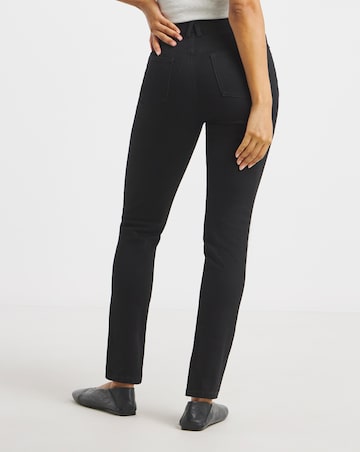 Super Stretch Premium Denim Black Slim Jeans