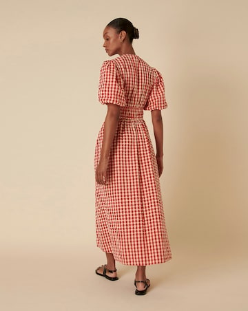 Nobody's Child Scottie Midi Dress Red Gingham