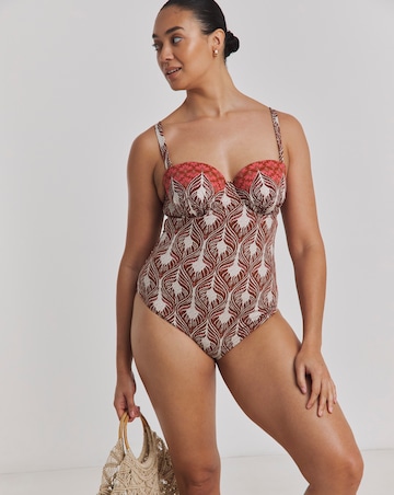 Underwired Bandeau Swimsuit