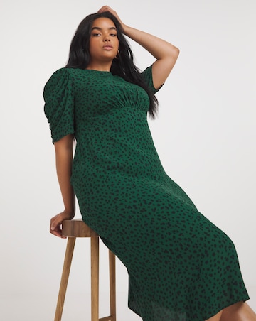 Nobody's Child Evie Crew Neck Midi Dress