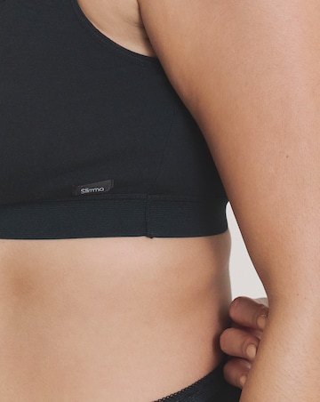 Slimma (2 Pack) Comfort Tops White/Black