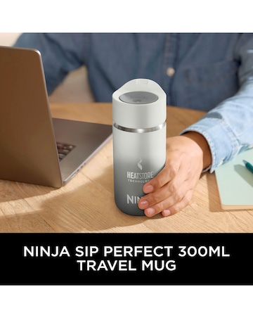 Ninja SipPerfect 10oz Hot Drink Bottle White