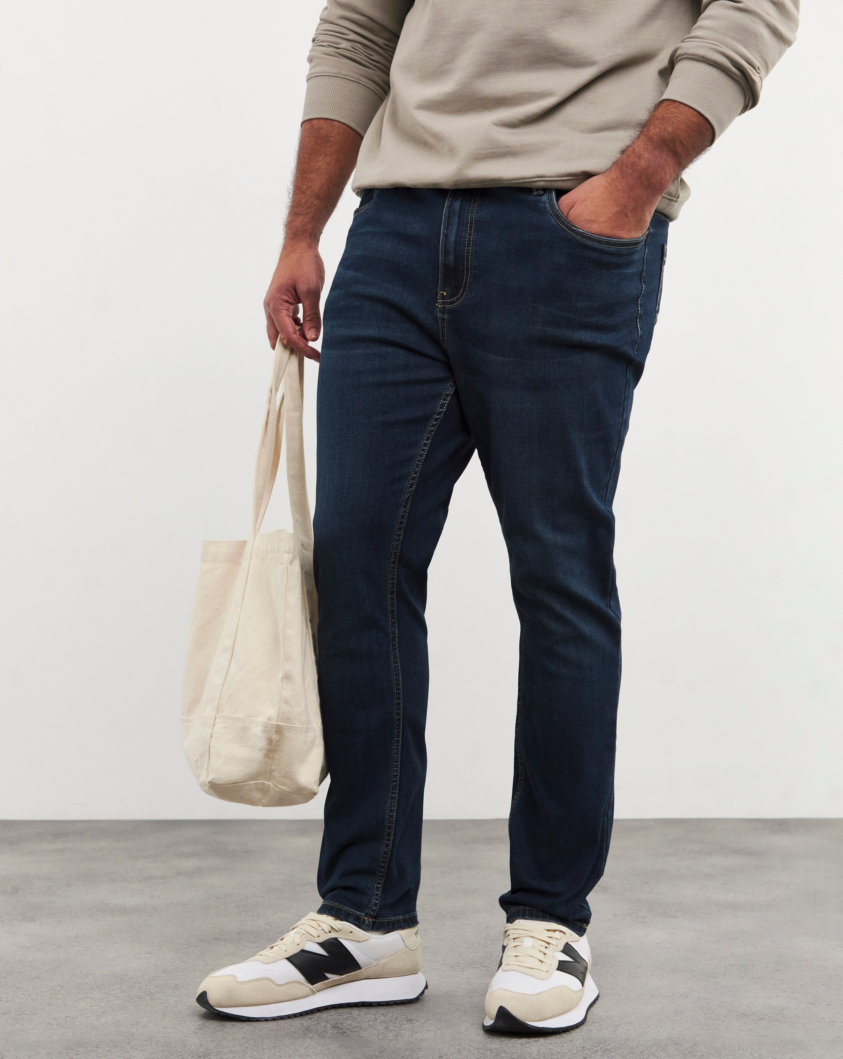 Darkwash Skinny Fit Stretch Jeans