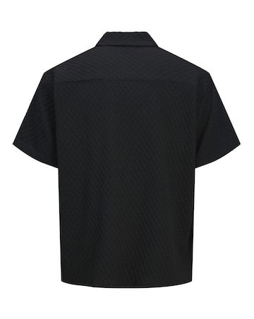 Jack & Jones Sean Textured Resort Shirt - Black