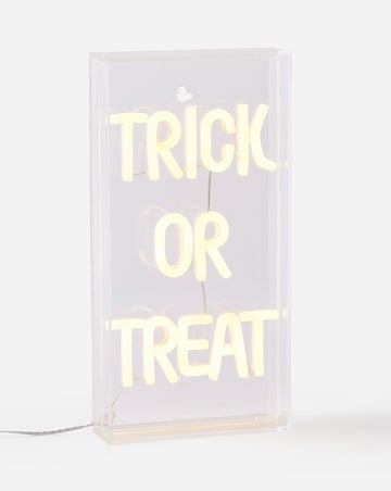 Trick or Treat Neon Sign