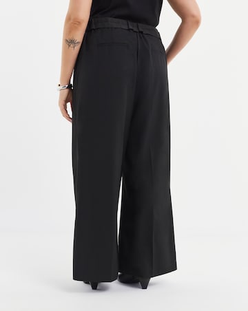 Turned Over Waistband Tailored Trouser