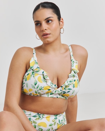 Simply Be Value 2 Pack Plunge Ruffle Bikini Tops