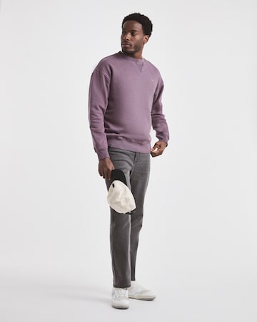 Union Crew Neck Sweatshirt - Plum
