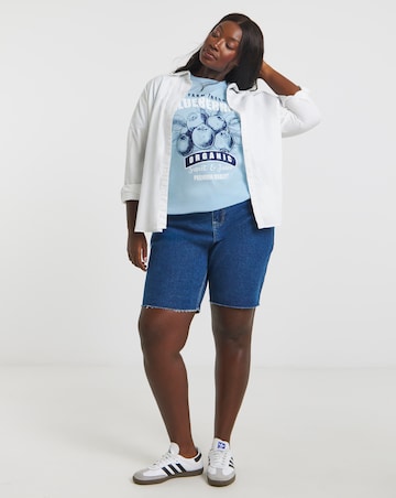 Simply Be Blue Blueberries Graphic T-Shirt