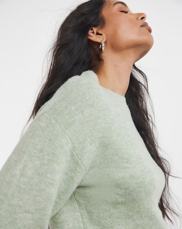 Cosy Yarn Sage Crew Neck Jumper
