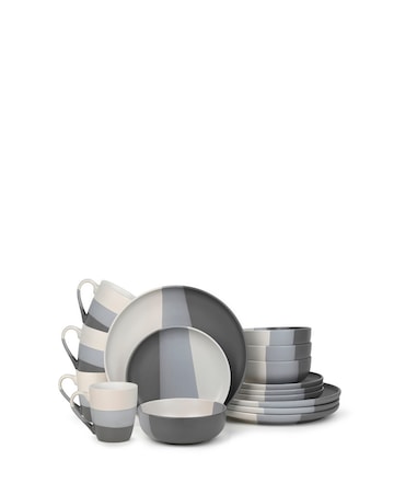 Waterside Dipped 16 Piece Dinner Set