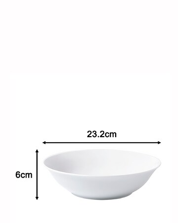 Waterside White Coupe 60 Piece Dinner Set