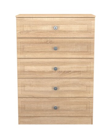 Richmond Ready Assembled 5 Drawer Chest