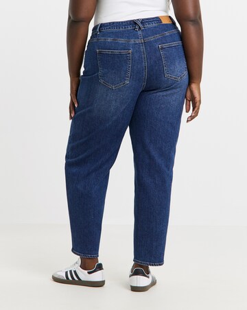 Mid Wash Barrel Jean