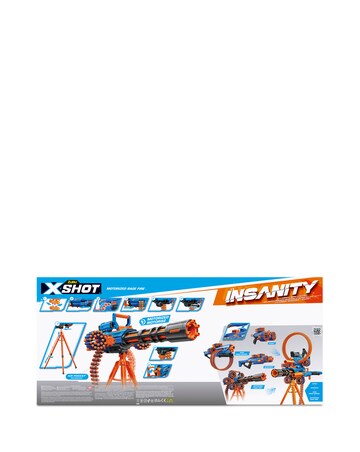 Zuru X-Shot Insanity S1 Motorized Rage Fire Gatling Gun