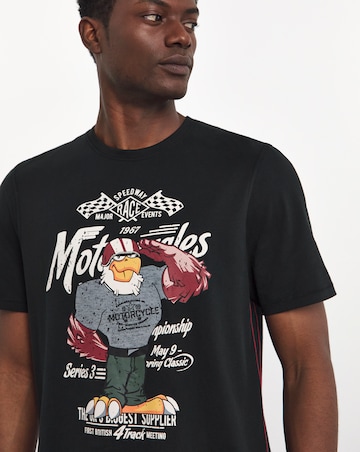 Joe Browns Eagle Print T-Shirt Long Length