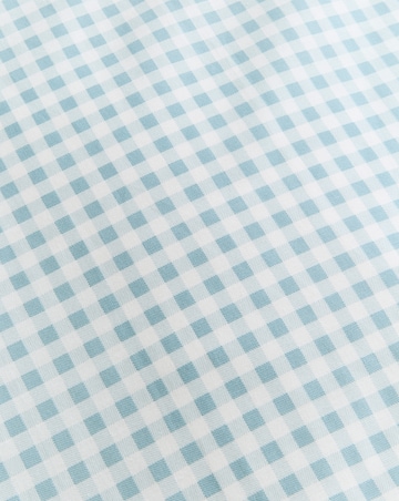 Gingham Cotton Blend Reversible Duvet Cover Set