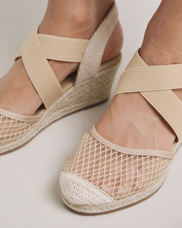 Appleton Wedged Closed Toe Espadrilles - Wide Fit (E)